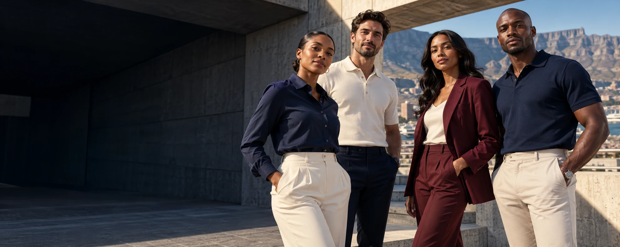 Branded Corporate Wear editorial clothing campaign