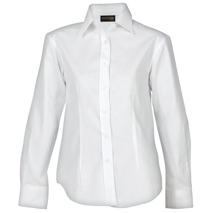 Brushed Cotton Twill Blouse Long Sleeve Ladies